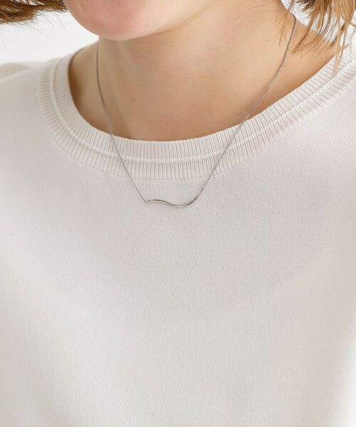 grove / グローブ ネックレス・ペンダント・チョーカー | 【ステンレス】ニュアンスメタルバーネックレス | 詳細4