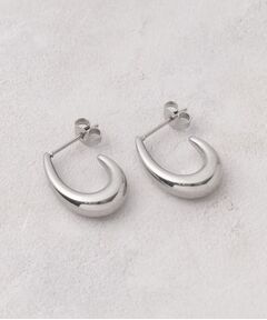 grove / グローブ ピアス・イヤリング | 【ステンレス】メタルオーバルピアス