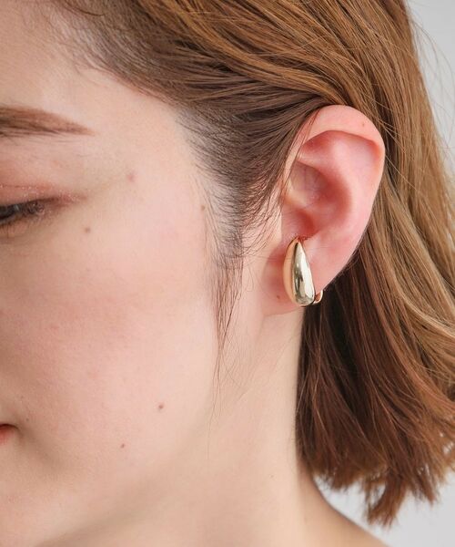 grove / グローブ ピアス・イヤリング | ぷっくりメタルイヤカフ | 詳細4