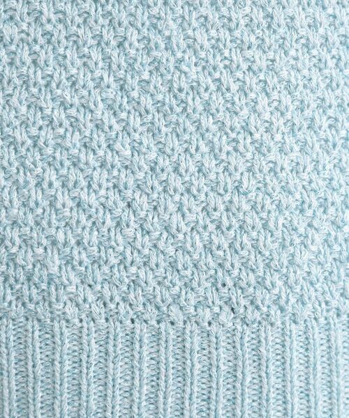 grove / グローブ ニット・セーター | ラメの上品な輝きが魅力 ラメカノコスリーブレスニット | 詳細13