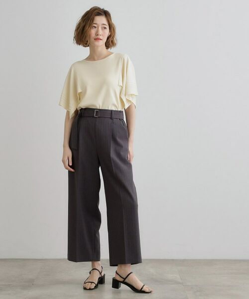 grove / グローブ ニット・セーター | ハンカチスリーブニットプルオーバー | 詳細3