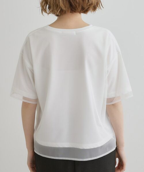 grove / グローブ Tシャツ | 【接触冷感・UVカット】大人のチュールレイヤードTシャツ | 詳細19