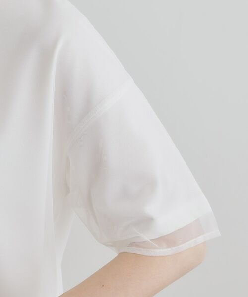 grove / グローブ Tシャツ | 【接触冷感・UVカット】大人のチュールレイヤードTシャツ | 詳細21