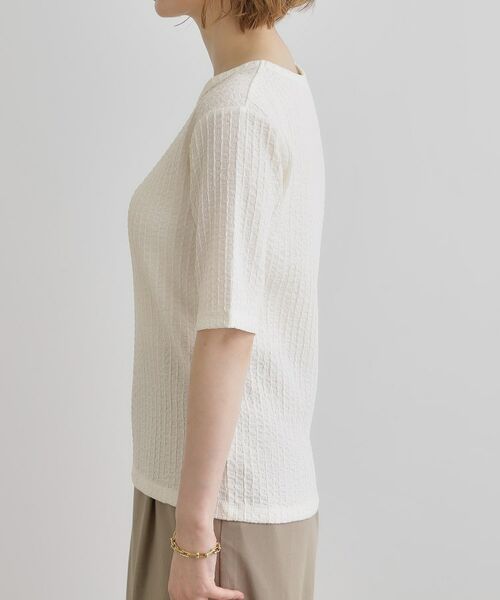 grove / グローブ カットソー | ジャカードハーフスリーブプルオーバー | 詳細14