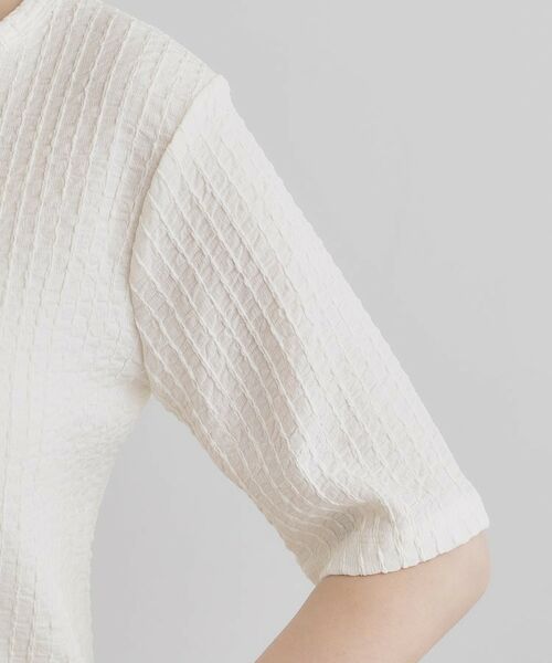 grove / グローブ カットソー | ジャカードハーフスリーブプルオーバー | 詳細17