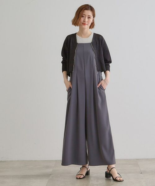 grove / グローブ カーディガン・ボレロ | 【洗える】シアーニットジップカーディガン | 詳細12