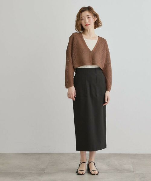 grove / グローブ カーディガン・ボレロ | ワイドスリーブメッシュカーディガン | 詳細11