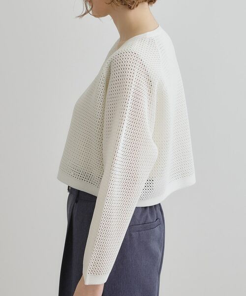 grove / グローブ カーディガン・ボレロ | ワイドスリーブメッシュカーディガン | 詳細14