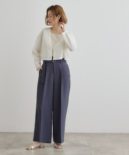 grove / グローブ カーディガン・ボレロ | ワイドスリーブメッシュカーディガン | 詳細3