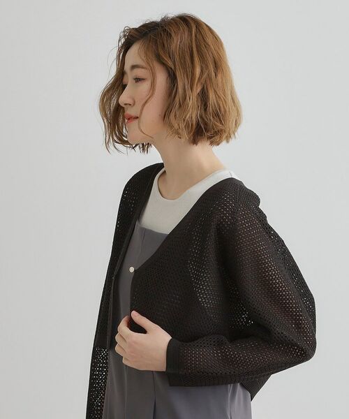 grove / グローブ カーディガン・ボレロ | ワイドスリーブメッシュカーディガン | 詳細5