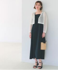 grove / グローブ ロング・マキシ丈ワンピース | 【雑誌掲載】シルエットが映える洗練ジャンパードレス