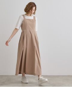 grove / グローブ ロング・マキシ丈ワンピース | 【雑誌掲載】シルエットが映える洗練ジャンパードレス