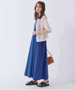 grove / グローブ ロング・マキシ丈ワンピース | 【雑誌掲載】シルエットが映える洗練ジャンパードレス