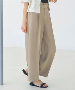 grove / グローブ パンツ | デニムライクベルト付きワイドパンツ
