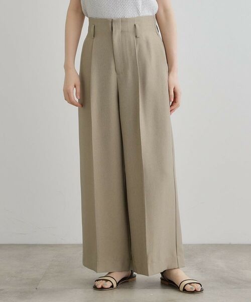 grove / グローブ パンツ | デニムライクベルト付きワイドパンツ | 詳細17