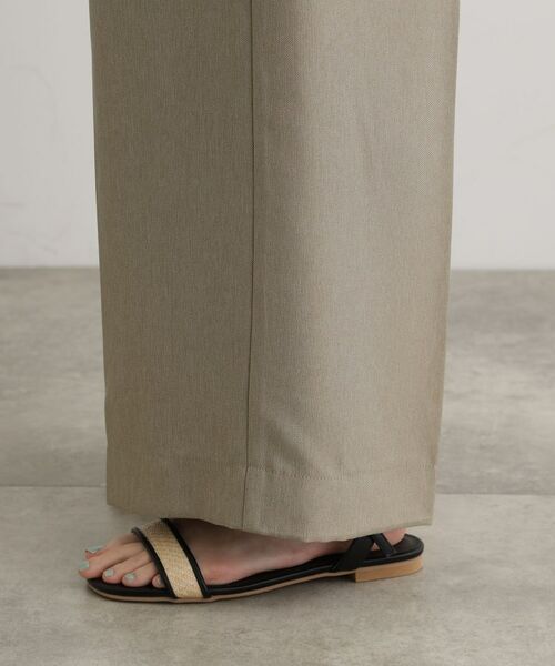 grove / グローブ パンツ | デニムライクベルト付きワイドパンツ | 詳細20