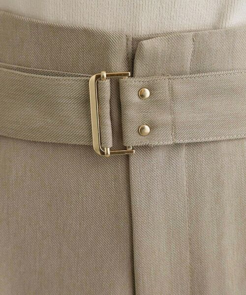 grove / グローブ パンツ | デニムライクベルト付きワイドパンツ | 詳細21