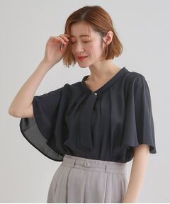 grove / グローブ シャツ・ブラウス | 【華やか】パール調ピン付きボウタイブラウス