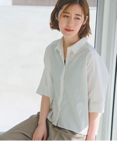 grove / グローブ シャツ・ブラウス | 【夏に嬉しい機能付き】ドルマンクロップドシャツ