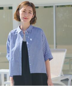 grove / グローブ シャツ・ブラウス | 【夏に嬉しい機能付き】ドルマンクロップドシャツ