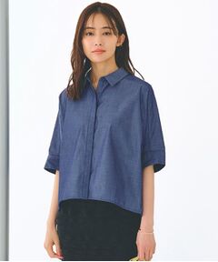 grove / グローブ シャツ・ブラウス | 【夏に嬉しい機能付き】ドルマンクロップドシャツ