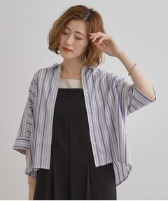 grove / グローブ シャツ・ブラウス | 【夏に嬉しい機能付き】ドルマンクロップドシャツ