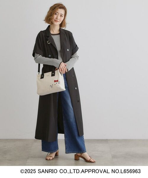 grove / グローブ トートバッグ | 【ハローキティ】Lee別注フェイススクエア2WAYトート | 詳細3