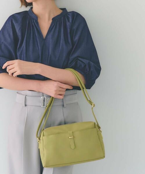 grove / グローブ ショルダーバッグ | 人間工学ベルトスクエアショルダー(グリーン(025))