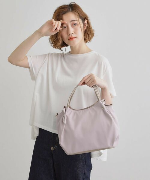 grove / グローブ トートバッグ | 【晴れの日も雨の日も】撥水タック3層2WAYトート | 詳細8