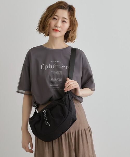 grove / グローブ ショルダーバッグ | ドロストポケットナイロンショルダー | 詳細3