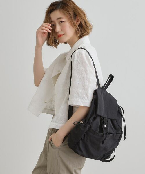 grove / グローブ リュック・バックパック | 【晴れの日も雨の日も】撥水フラップナイロンリュック | 詳細2