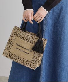 grove / グローブ トートバッグ | スクエアタッセルジュートトート