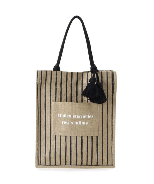 grove / グローブ トートバッグ | タテA4ジュートタッセルトート | 詳細10