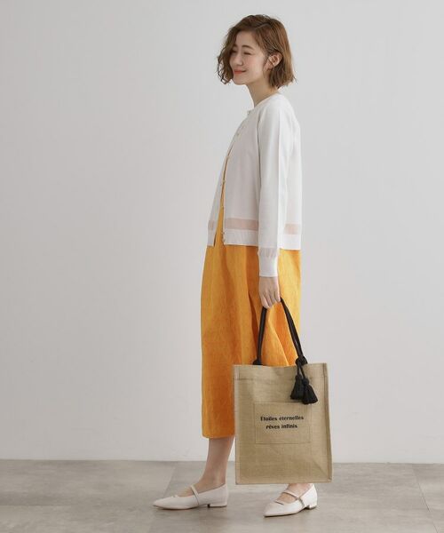 grove / グローブ トートバッグ | タテA4ジュートタッセルトート | 詳細2