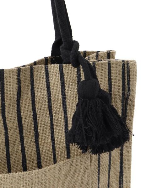 grove / グローブ トートバッグ | タテA4ジュートタッセルトート | 詳細20