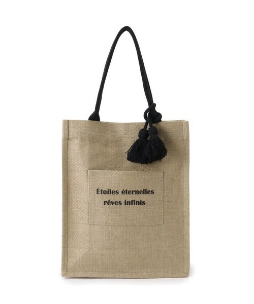 grove / グローブ トートバッグ | タテA4ジュートタッセルトート | 詳細8