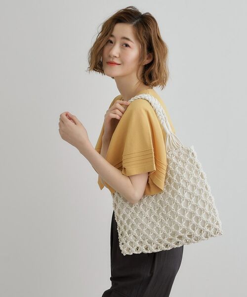 grove / グローブ トートバッグ | マクラメトート | 詳細1