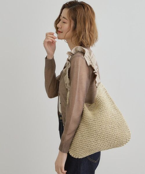 grove / グローブ ショルダーバッグ | フリルギャザーペーパーワンショルダー | 詳細3