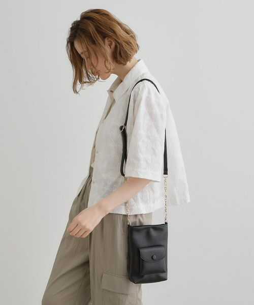 grove / グローブ ショルダーバッグ | クルミポケットサイドチェーンミニショルダー | 詳細3
