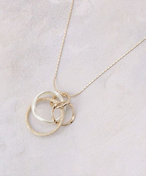 grove / グローブ ネックレス・ペンダント・チョーカー | クリアパール調メニーリングネックレス | 詳細1