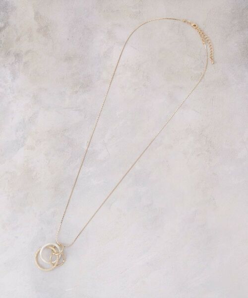 grove / グローブ ネックレス・ペンダント・チョーカー | クリアパール調メニーリングネックレス | 詳細2