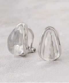 grove / グローブ ピアス・イヤリング | ビッグクリアメタルイヤリング