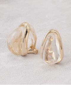 grove / グローブ ピアス・イヤリング | ビッグクリアメタルイヤリング
