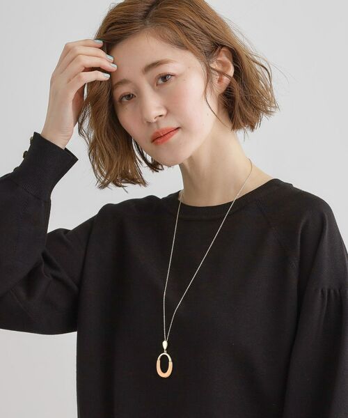grove / グローブ ネックレス・ペンダント・チョーカー | カラーメタルリングネックレス | 詳細5
