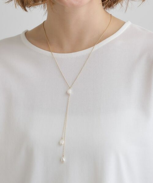 grove / グローブ ネックレス・ペンダント・チョーカー | 淡水バロックパールY字ネックレス | 詳細5