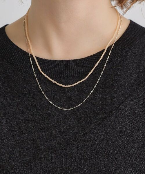 grove / グローブ ネックレス・ペンダント・チョーカー | ビーズメタルチェーンネックレス | 詳細4