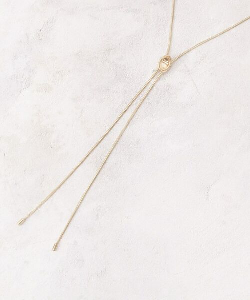 grove / グローブ ネックレス・ペンダント・チョーカー | クリアメタルスライドY字ネックレス | 詳細1