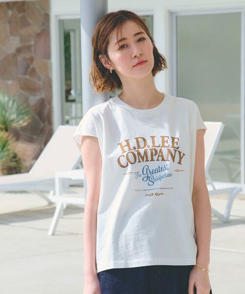 grove/グローブ 【Lee×grove別注】PRINT N/S TEE オフホワイト(003) 01(S) grove/グローブ 【Lee×grove別注】PRINT N/S TEE オフホワイト(003) 01(S)