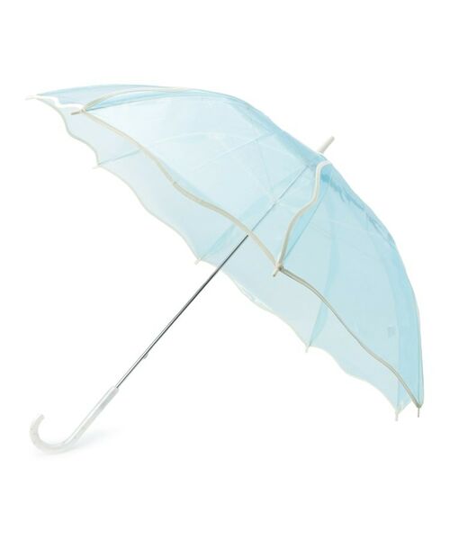 grove/グローブ 【ビニール傘】ウェービーアンブレラ 雨傘 長傘 サックスブルー(090) 00 grove/グローブ 【ビニール傘】ウェービーアンブレラ 雨傘 長傘 サックスブルー(090) 00
