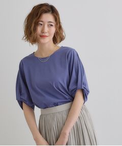 grove / グローブ カットソー | 【接触冷感・UVカットetc】レース切替え袖ねじりプルオーバー